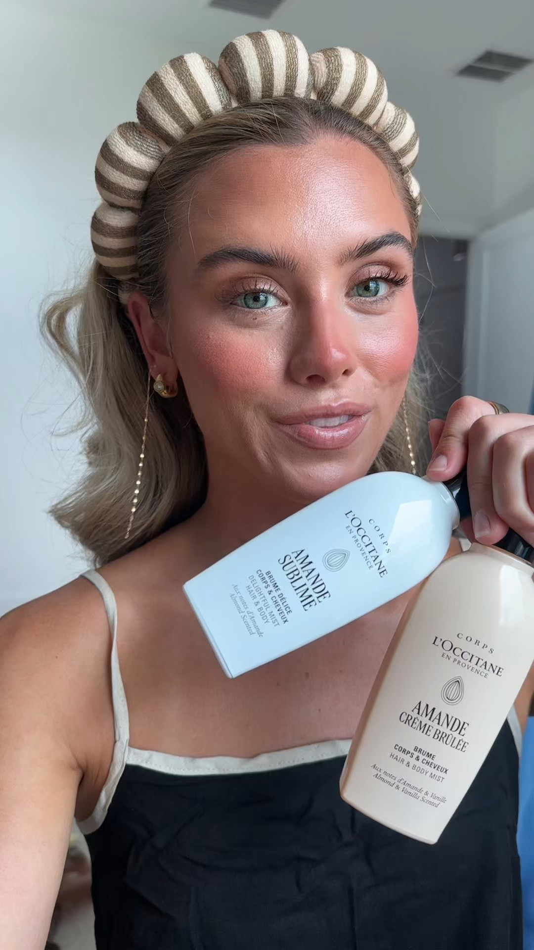 the perfect outfit finishing touches and I’m not just talking about the straw bag because @loccitane just came out with two new hair and body mists we have crème brûlée and pistachio!! 🤤 @Sephora

#LTKgrwm #LTKselfcare #LTKBeauty
