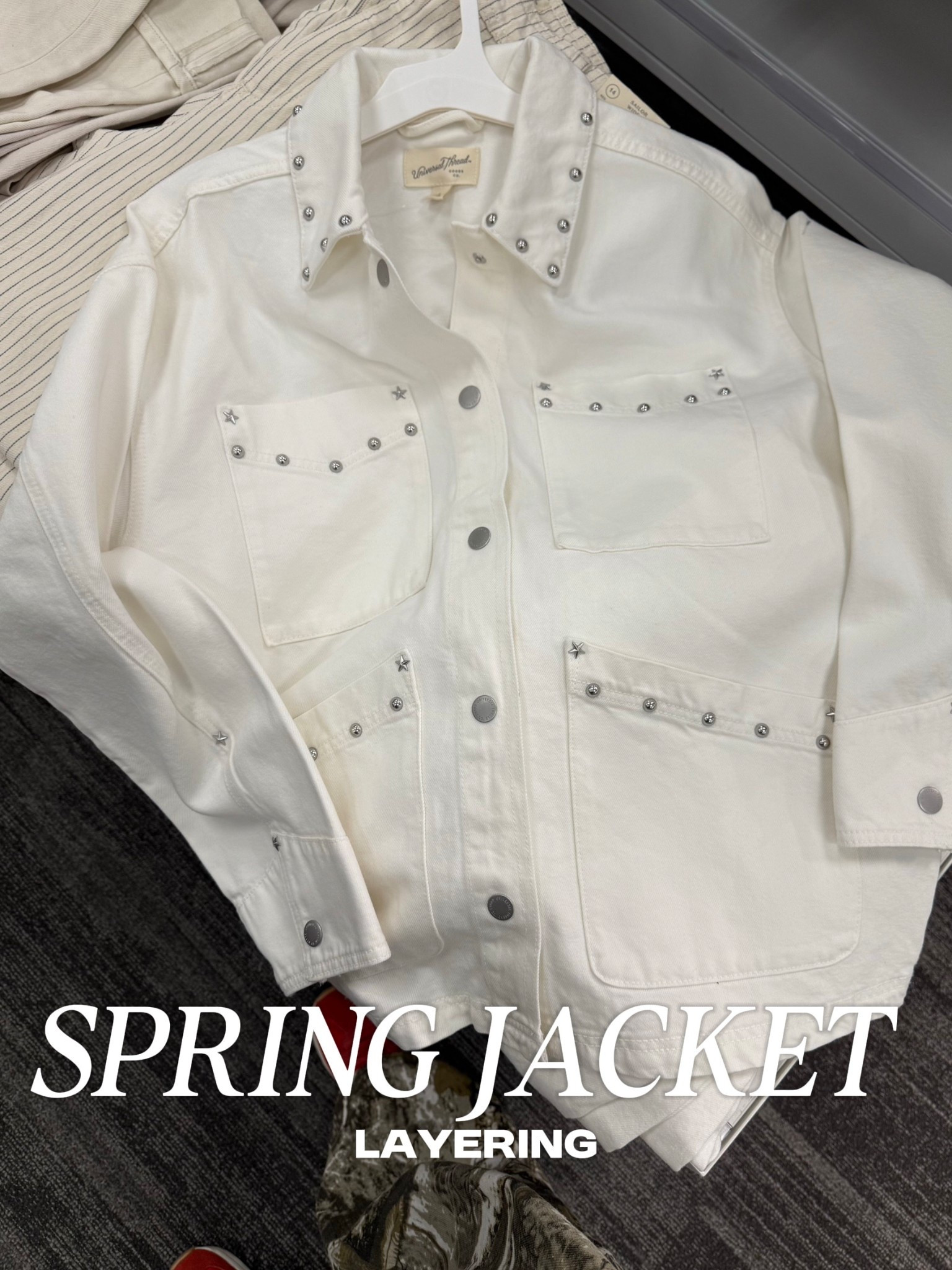 Loving this jacket for spring!

Jean
Jacket 
Spring 

#LTKOver40 #LTKFindsUnder50 #LTKStyleTip
