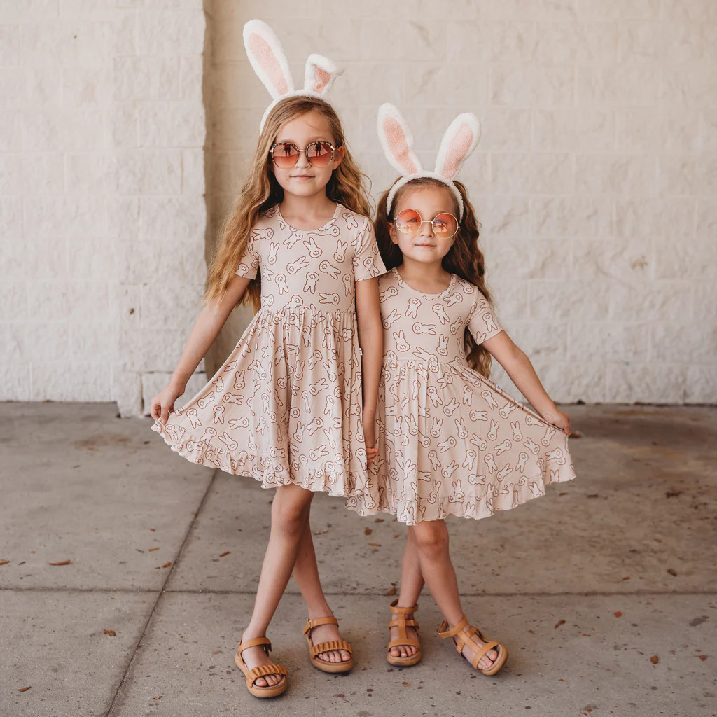 BUNNY TAILS DREAM RUFFLE DRESS | DREAM BIG LITTLE CO