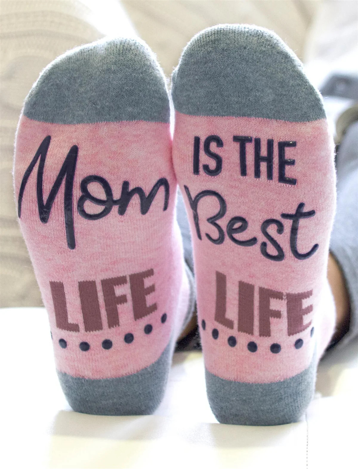 Mom Life Is The Best Life Hospital Sock | Motherhood Maternity