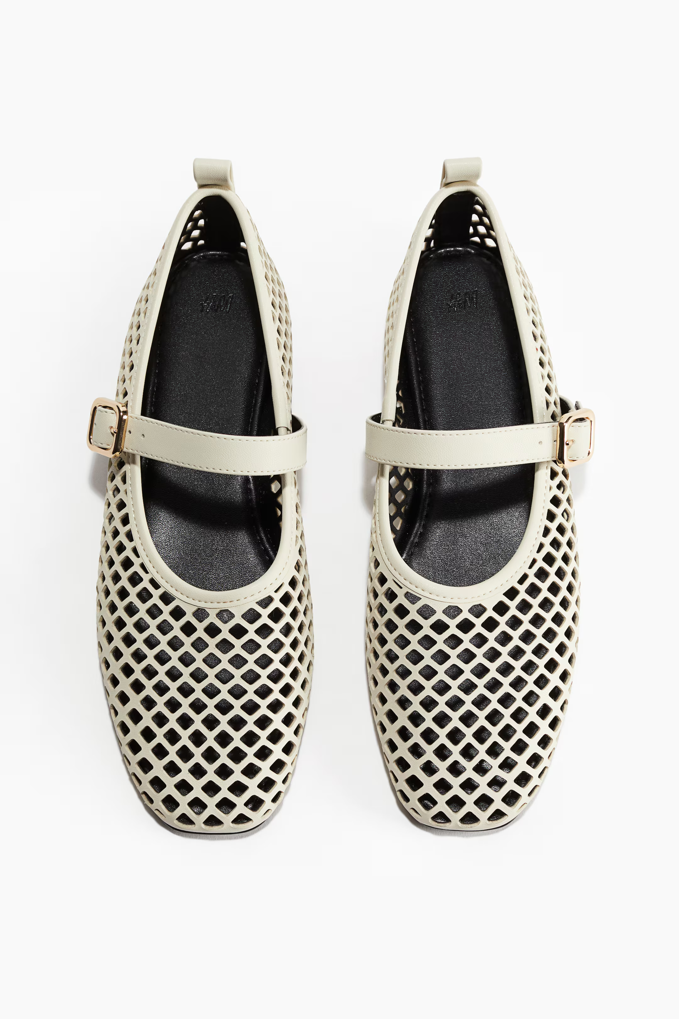 Perforated Mary Jane Ballet Flats | H&M (US + CA)