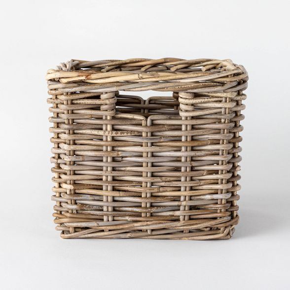 Decorative Kooboo Rattan Cube Basket 11&#34; x 13&#34; - Threshold&#8482; designed with Studio Mc... | Target