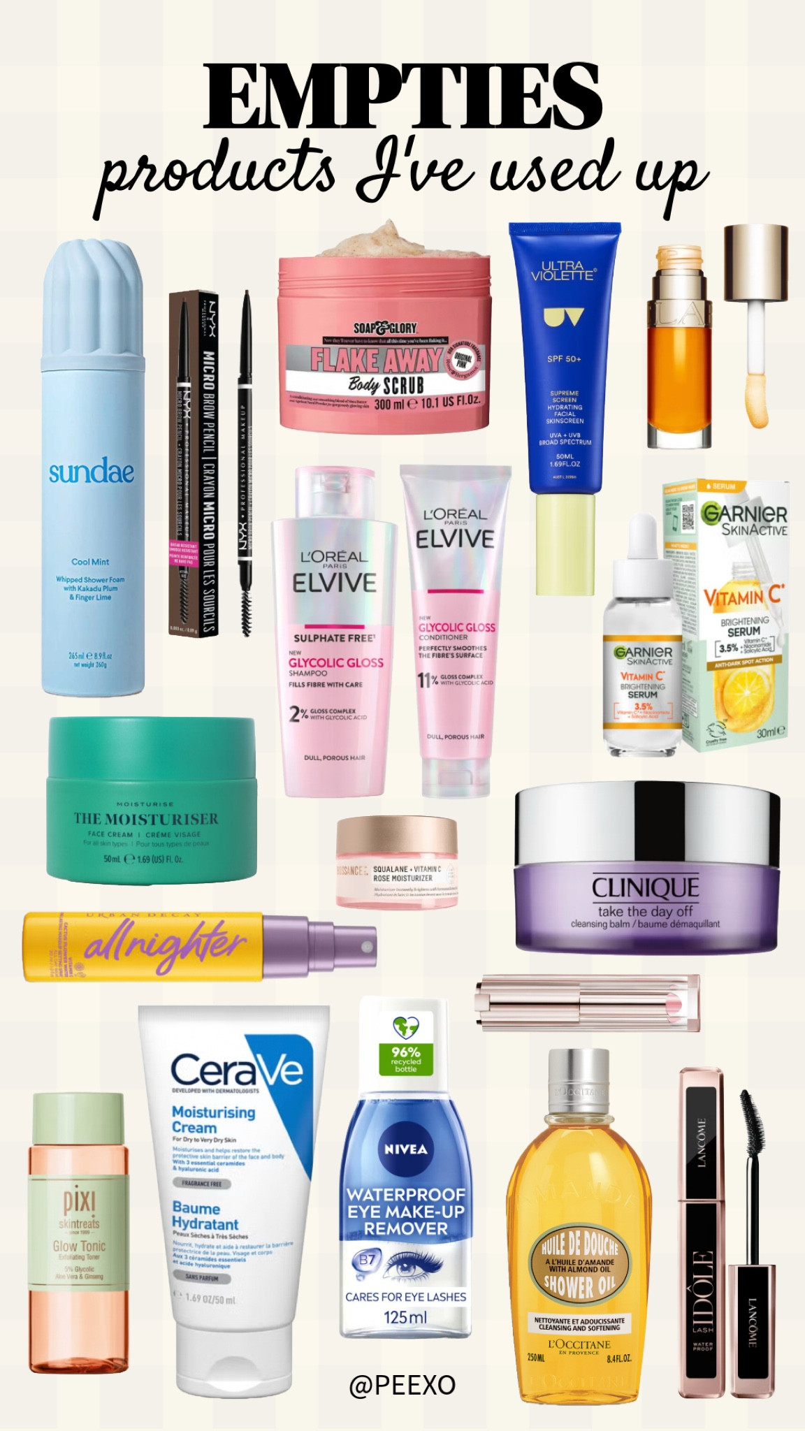 Beauty products I’ve finished recently (including skincare, hair and makeup) 
See my full product reviews on YouTube: peexo vlogs 📹

#LTKbeauty #LTKuk