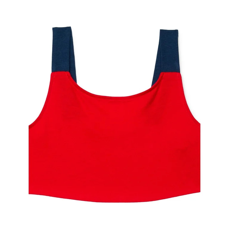 Wonder Nation Girls Americana Sleeveless Tiered Dress, Sizes 4-18 | Walmart (US)