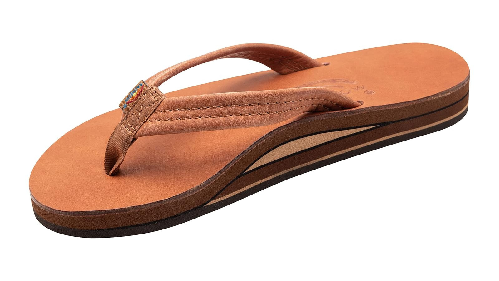 Rainbow Sandals Ladies Luxury Leather - Double Layer Arch Support with 3/4" Medium Straps | Amazon (US)