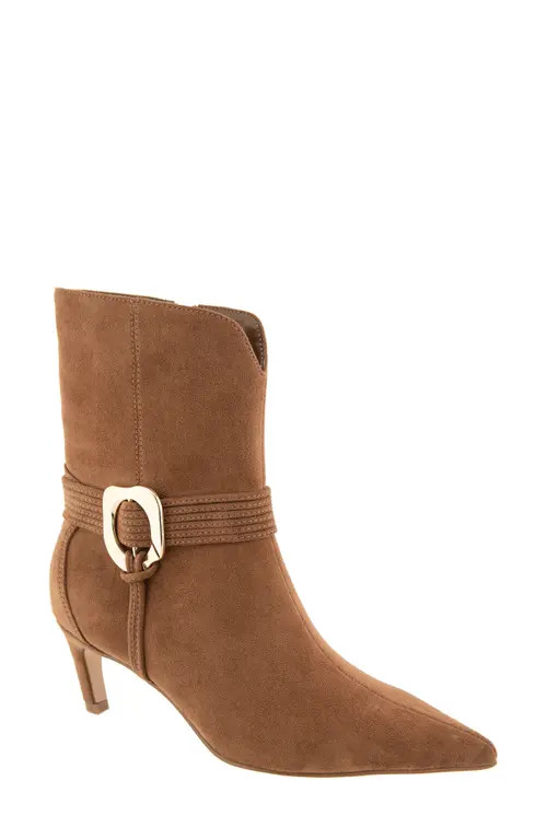 bcbg Zoryn Belted Pointed Toe Boot in Tan at Nordstrom, Size 9.5 | Nordstrom