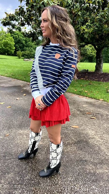 Pullover outfit | patriotic looks | red white and blue 

#LTKStyleTip #LTKOver40 #LTKVideo