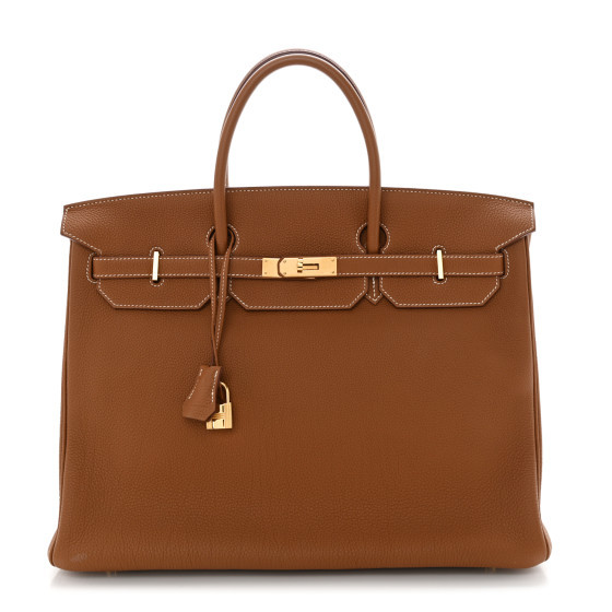 Togo Birkin 40 Gold | FASHIONPHILE (US)