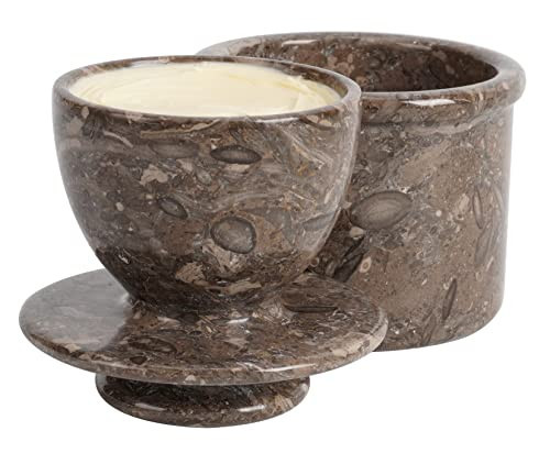 Radicaln Marble Butter Keeper 4.25" Inches Oceanic Handmade Butter Crock For Spreadable Butter Ideal Butter Crock For Counter With Water French Butter, Crock Pot For Home | Amazon (US)