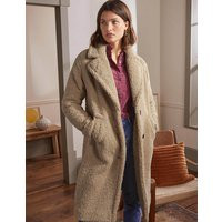 Canterbury Teddy Coat Oatmeal Women Boden, Oatmeal | Boden (UK & IE)