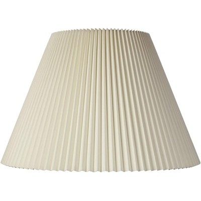 Brentwood Beige Pleated Lamp Shade 10.75x22x15.5 (Spider) | Target