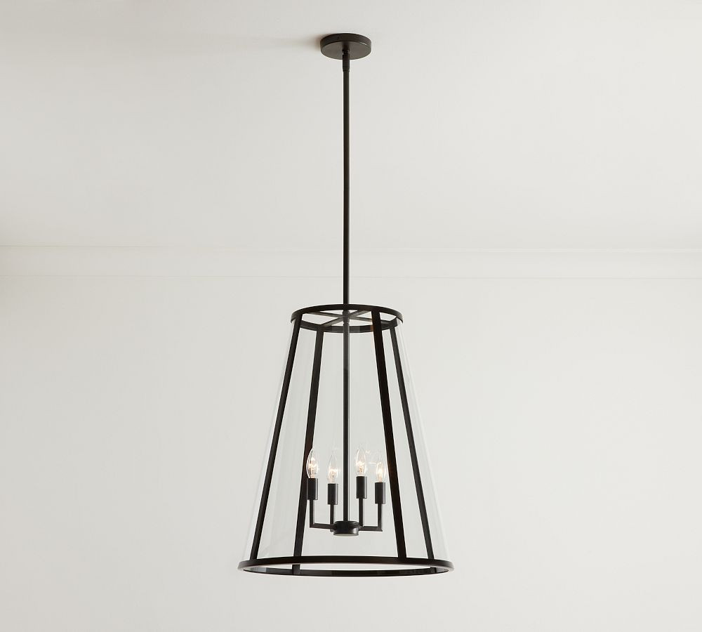 Manor Outdoor Tapered Pendant | Pottery Barn (US)