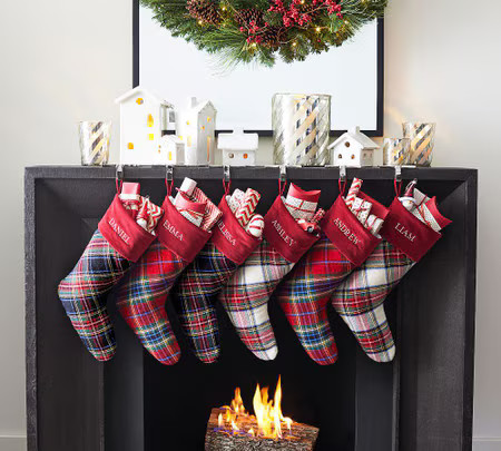Plaid Stockings | Pottery Barn UK