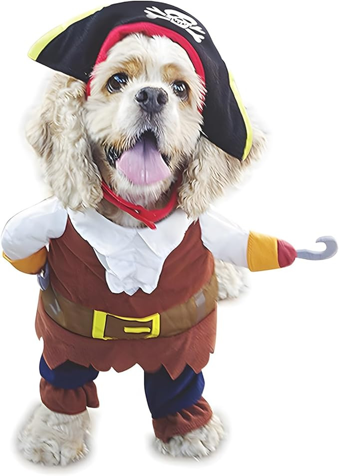 NACOCO Pet Dog Costume Pirates of The Caribbean Style (Medium) | Amazon (US)
