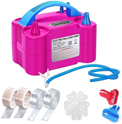 Growsun Balloons Pump Kit Electric Balloon Air Pump Blower Inflator for Party with Extra Accessor... | Amazon (US)