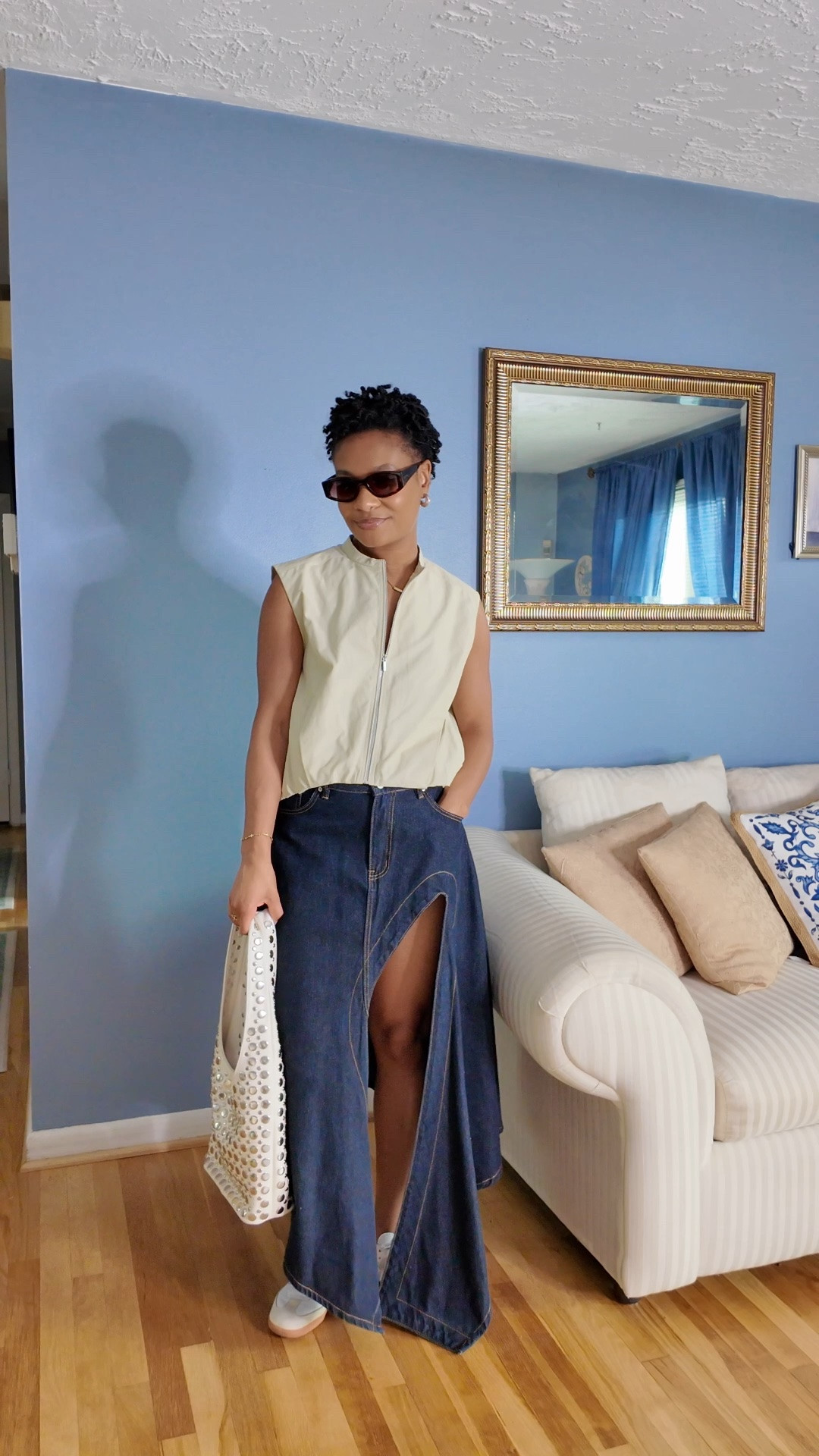 I love styling this denim skirt casually with sneakers. And this vest gave it even more of a sportier vibe!

#LTKootd #LTKgrwm #LTKdayinmylife