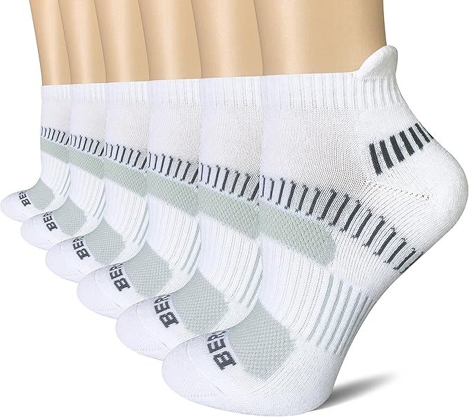 BERING Women's Performance Athletic Running Socks (6 Pair Pack) | Amazon (US)