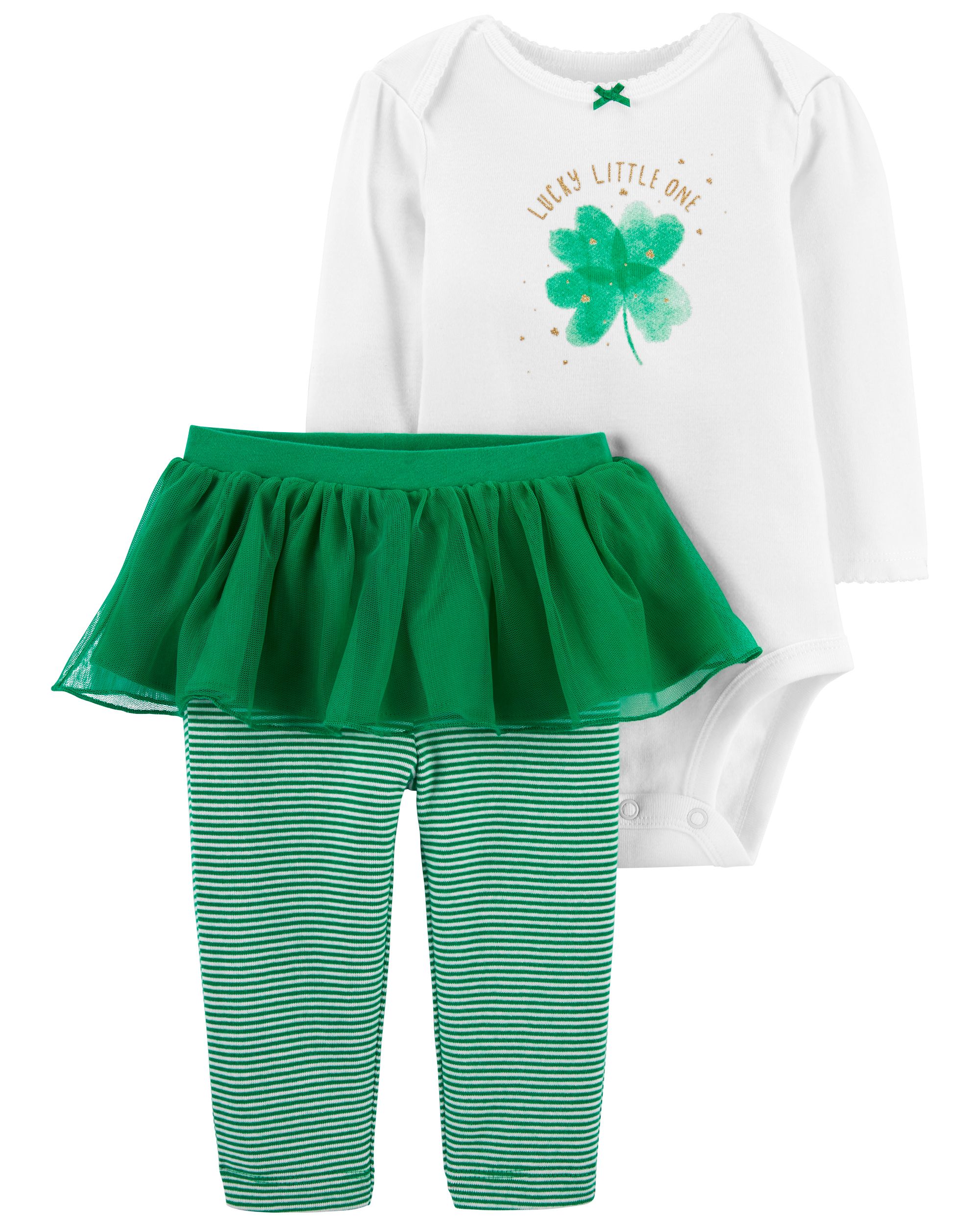 2-Piece St. Patrick's Day Bodysuit & Tutu Pant Set | Carter's