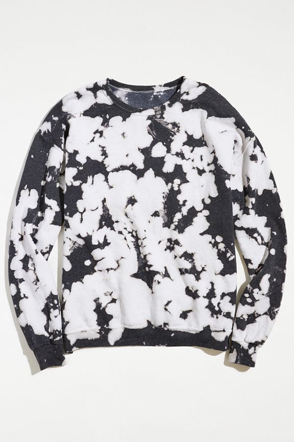 Urban Renewal Recycled Monochrome Tie-Dye Crew Neck Sweatshirt | Urban Outfitters (US and RoW)