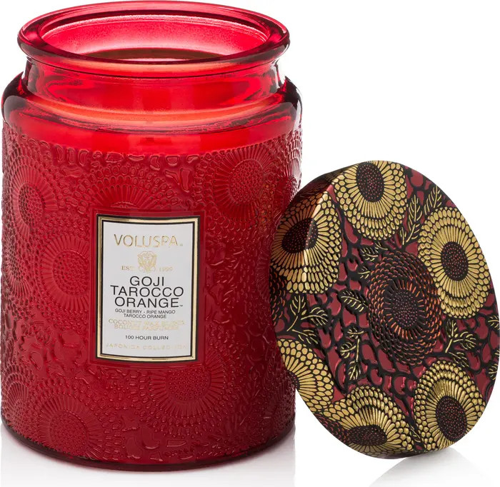 Goji Tarocco Orange Large Jar Candle | Nordstrom