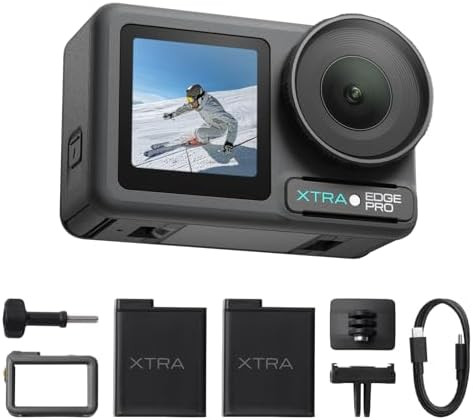 Pro Dual Battery Bundle - 1/1.3" Sensor, 65ft Waterproof, 216-Min Battery, 4K/120fps Night Video,... | Amazon (US)