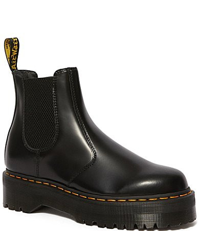 Dr. Martens Women's 2976 Quad Leather Platform Chelsea Boots - 11 | Dillard's