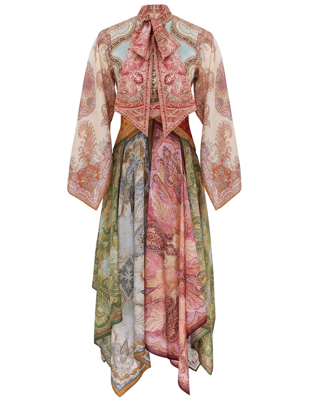 ZIMMERMANN Sundance Scarf Dress Spliced Size 2 | ZIMMERMANN (US, CA, EU, MENA)
