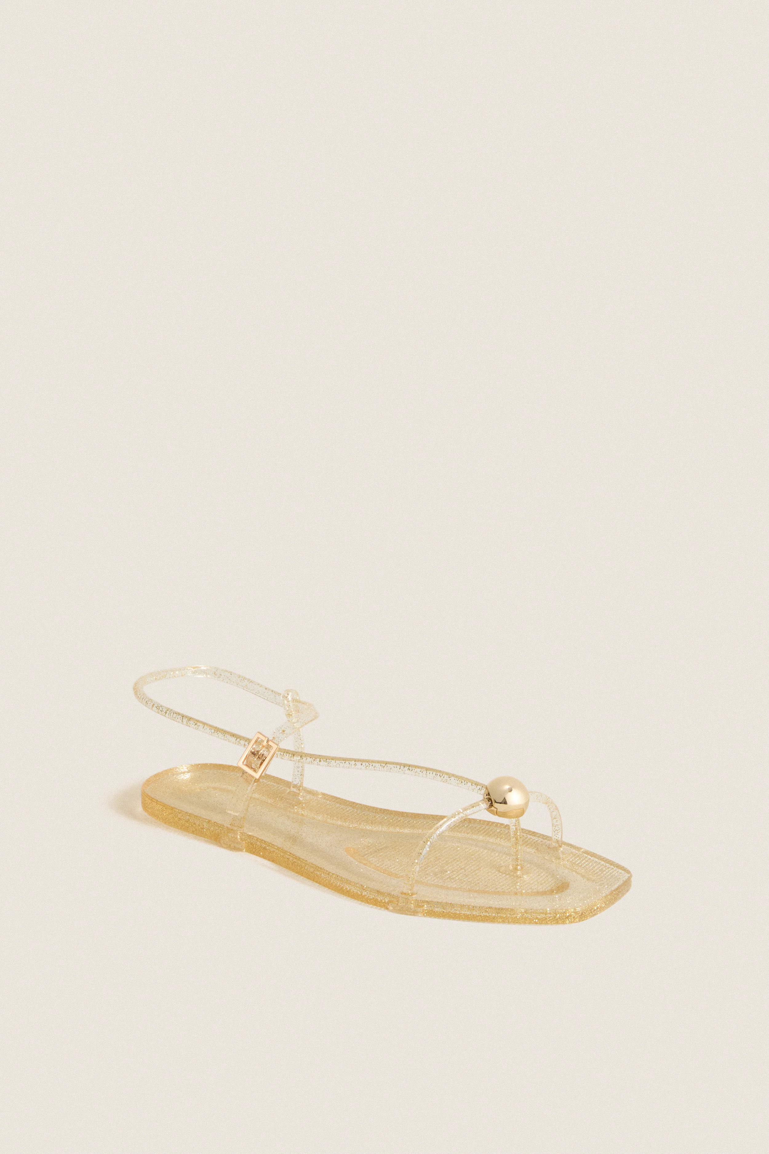 Champagne Dana Jelly Sandals | Tuckernuck (US)