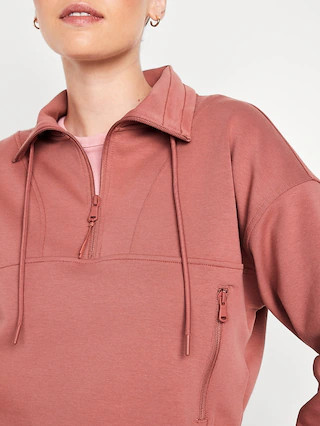 Dynamic Fleece 1/2-Zip Sweatshirt for Women | Old Navy (US)