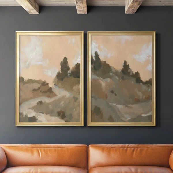 Hillside Walking Path I Premium Framed Canvas - Ready To Hang | Wayfair North America