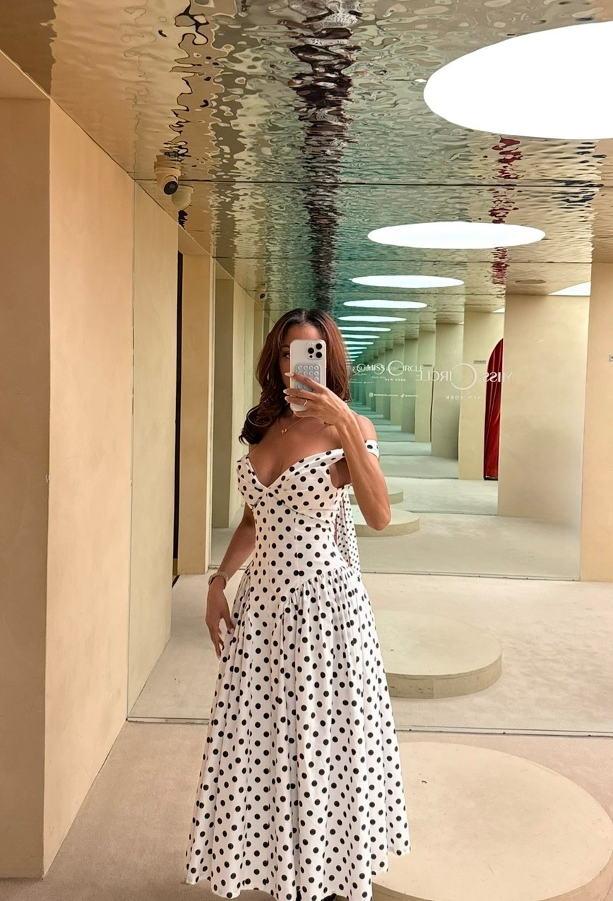 Love a polka dot moment - wearing an XS 

#LTKSeasonal #LTKootd