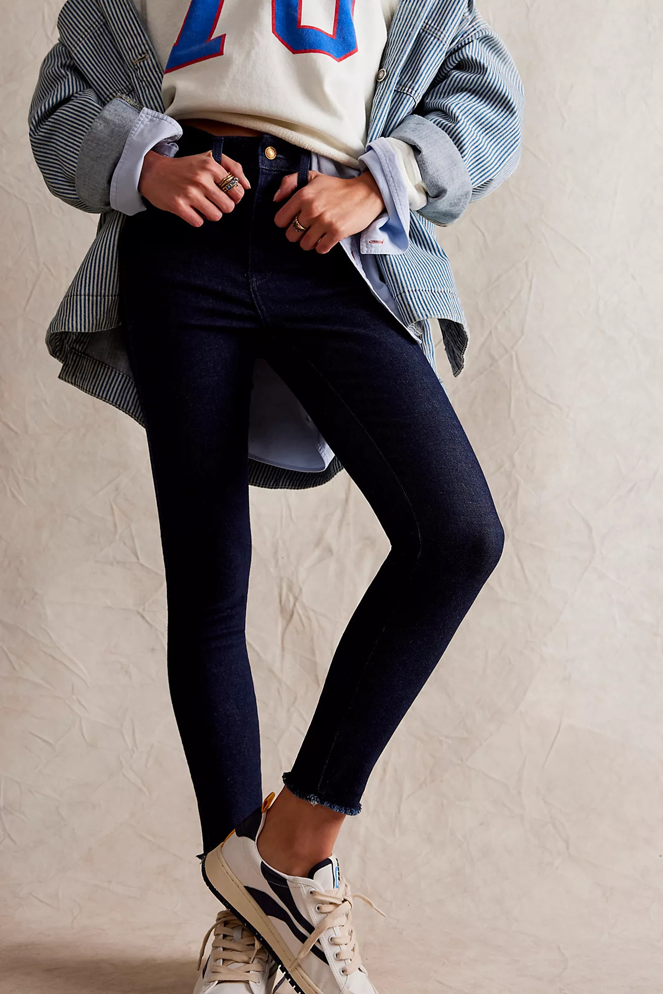 We The Free Raw High-Rise Jegging | Free People (Global - UK&FR Excluded)