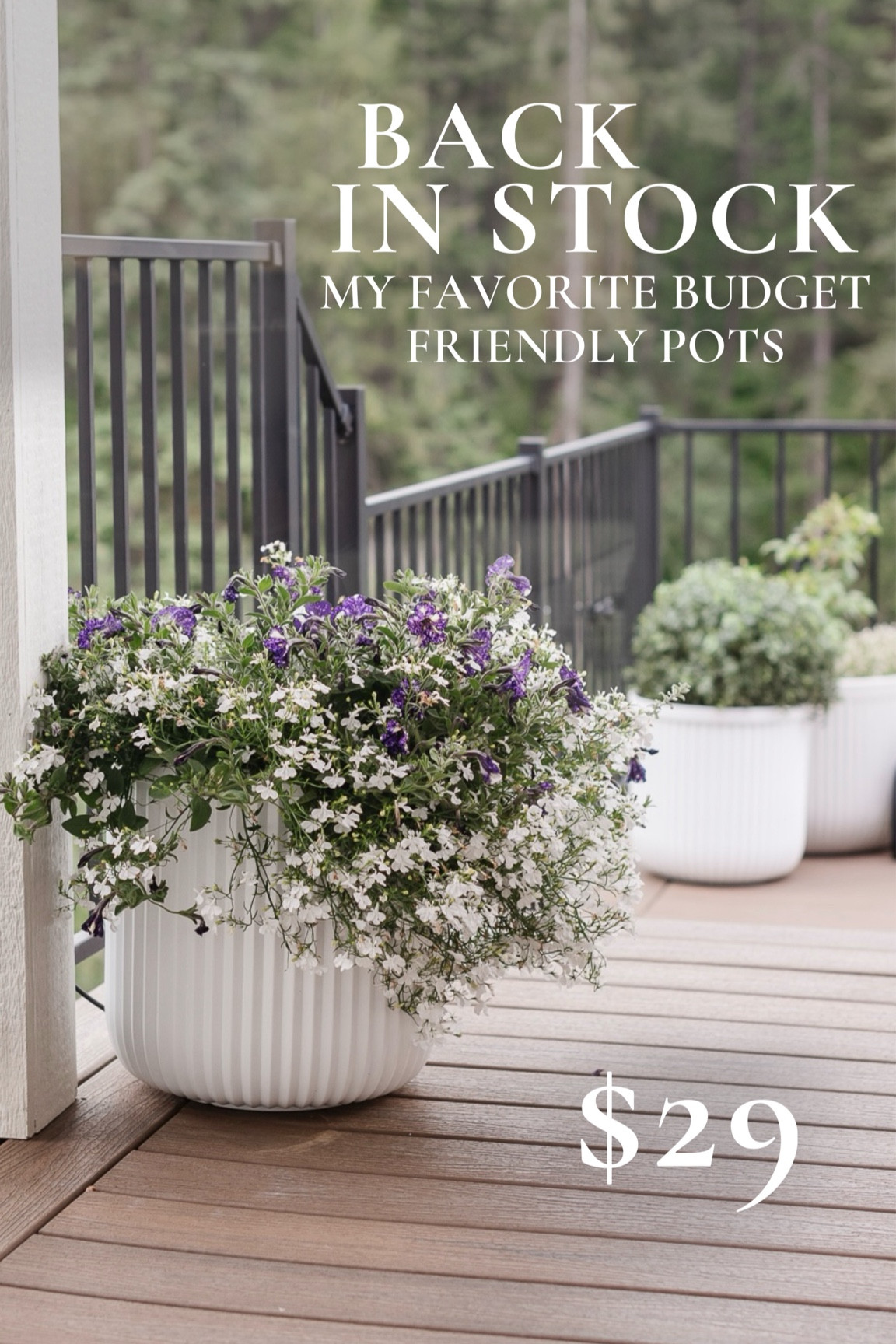 RUN! My Friendly fluted pots are back in stock! They’re an excellent dupe for the pottery barn ones! 

Walmart, outdoor, patio, deck, summer, spring, outdoor decor, planter, pot, topiary, boxwood 

#LTKSeasonal #LTKHome #LTKFindsUnder50