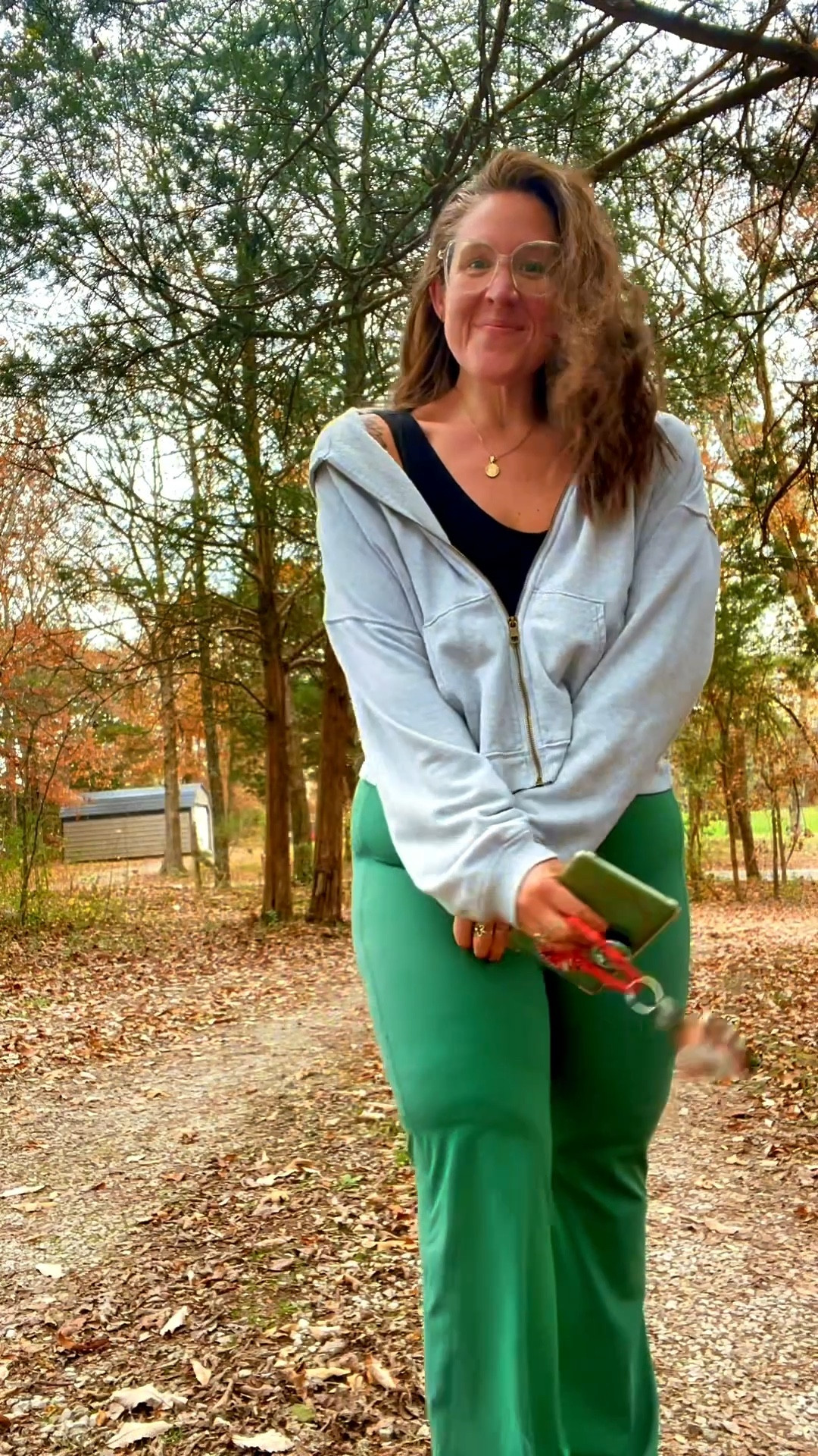 Do these pants show EVERY lump, dimple and roll on my lower body? Yep. Do I care today? Nope. I worked my butt off to get to the point I’m at now. So I’ll wear the damn pants. Also, they’re my favorite color 🤷🏻‍♀️ anyway, happy Tuesday, friends! #plussizeootd #plussize #sahm #OOTD #momlife 

#LTKActive #LTKootd #LTKmomlife