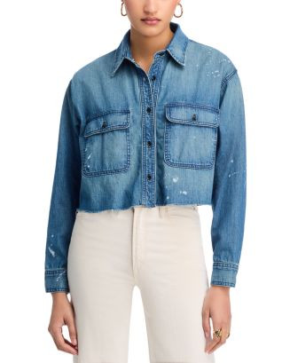 ASKK NY Cropped Nantucket Shirt  | Bloomingdale's Women | Bloomingdale's (US)