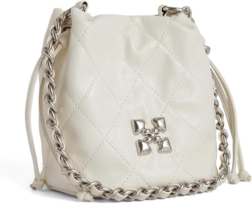 JACD Quilted Bucket Crossbody Bag and Purse for Women Drawstring Soft Vegan Leather Shoulder Bags... | Amazon (US)