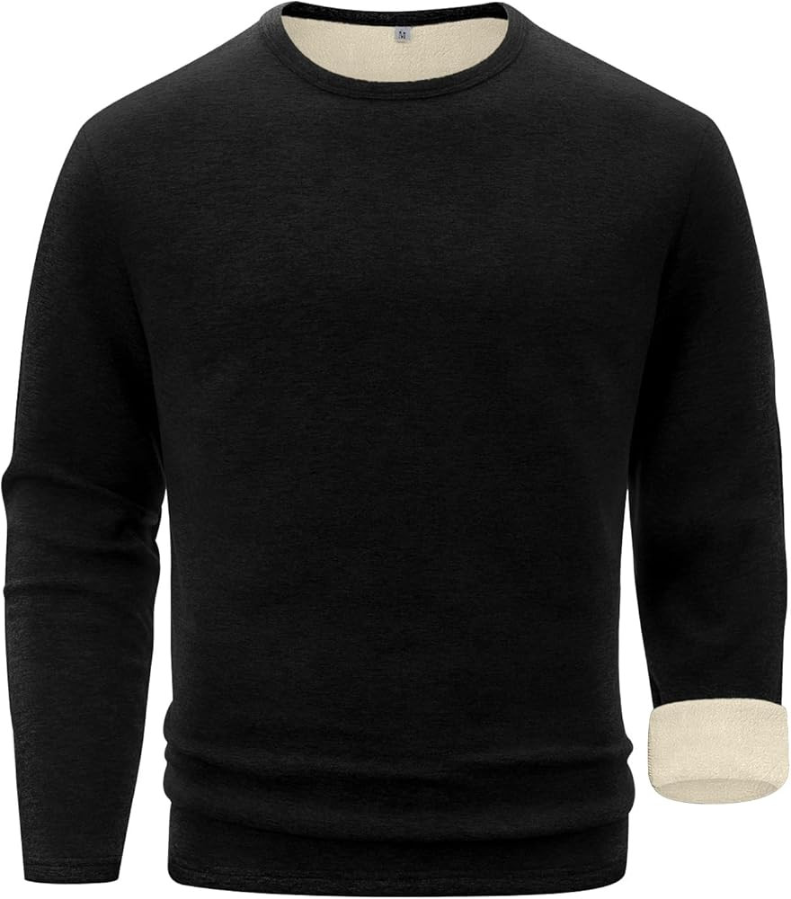 Sailwind Mens Wool Base Layer Long Sleeve Undershirts Crewneck Thermal Shirt | Amazon (US)