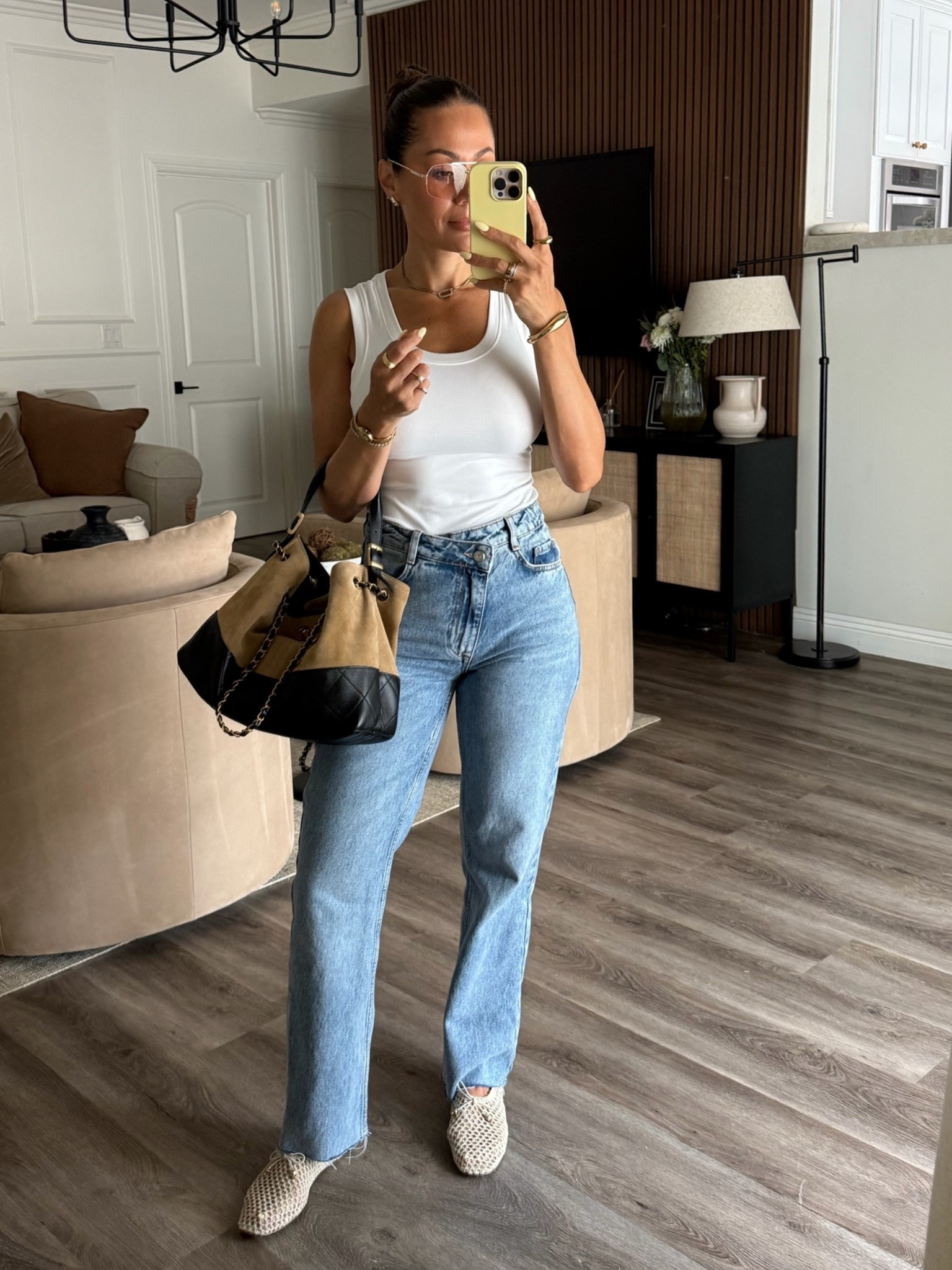Elevated basics 😊
Small tanks /36 small jeans

#LTKootd #LTKgrwm #LTKU