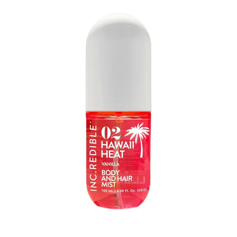 INC.redible Body and Hair Mist, Hawaiian Heat, 100ml | Walmart (US)