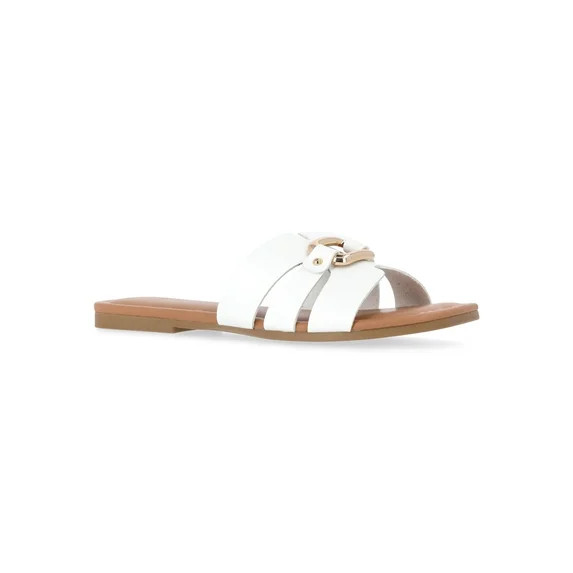 Time and Tru Women's Hardware Slide Sandals | Walmart (US)