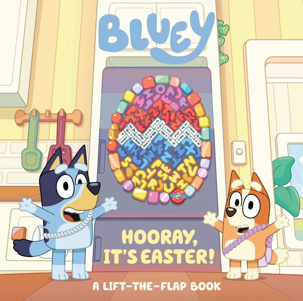Bluey: Bluey: Hooray, It's Easter! : A Lift-the-Flap Book (Board book) | Walmart (US)