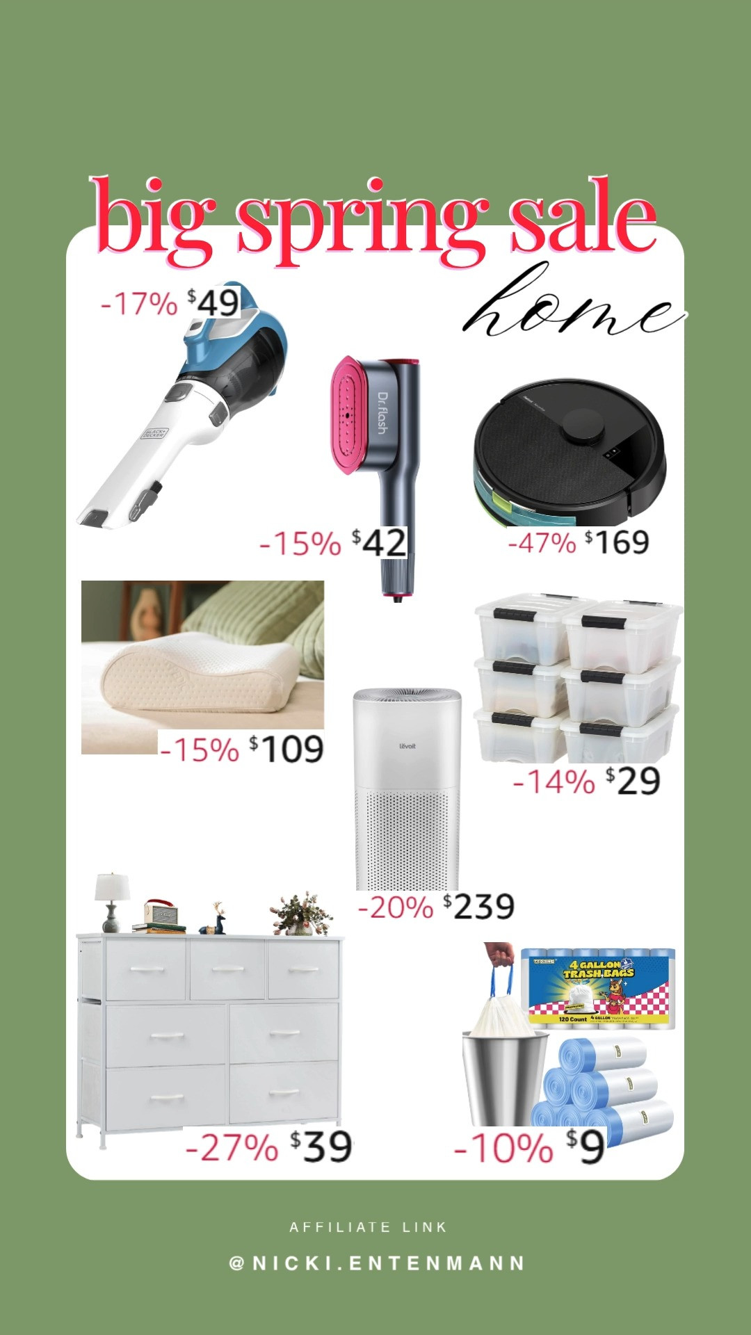 Spring clean your home with these must-haves! From powerful vacuums to comfy pillows, these picks will make tidying up a breeze. 🌸🧹🛏️ 
#SpringCleaning #HomeEssentials #AmazonFinds #CleaningGadgets #ComfortLiving #StorageSolutions 

 #LTKdayinmylife #LTKHome #LTKSaleAlert