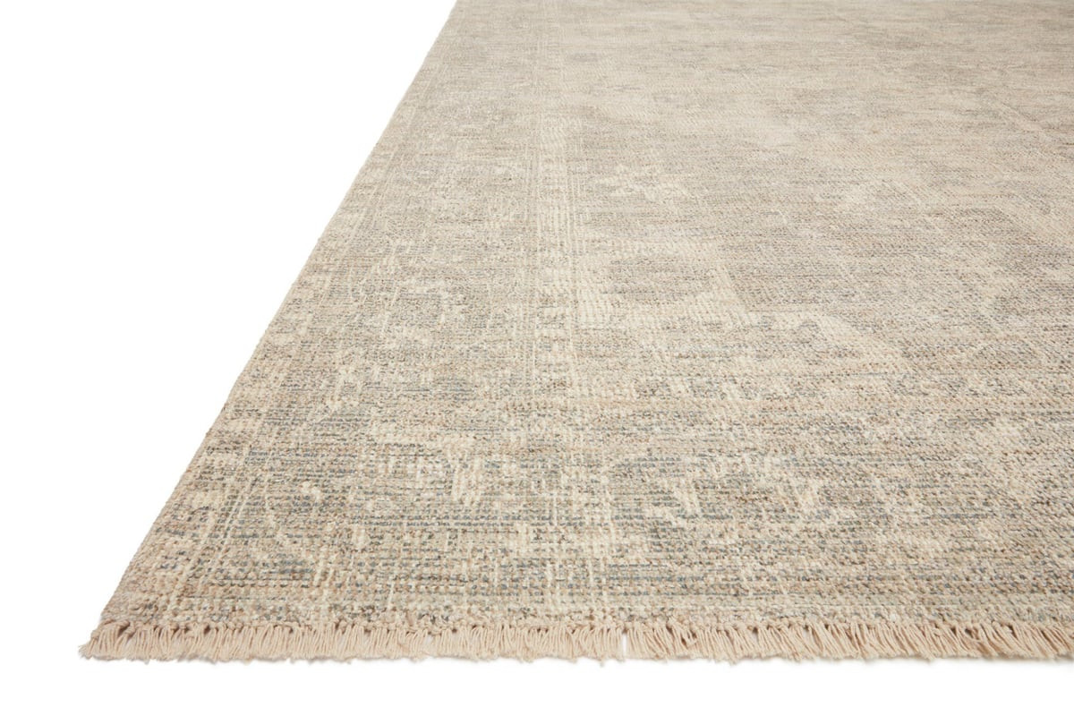 Priya PRY-04 Ivory/Grey Cotton Handwoven Area Rug | Rugs Direct