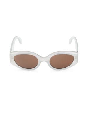 Le Sustain by Le Specs Eyewear Gymplastics 53MM Oval Sunglasses on SALE | Saks OFF 5TH | Saks Fifth Avenue OFF 5TH (Pmt risk)