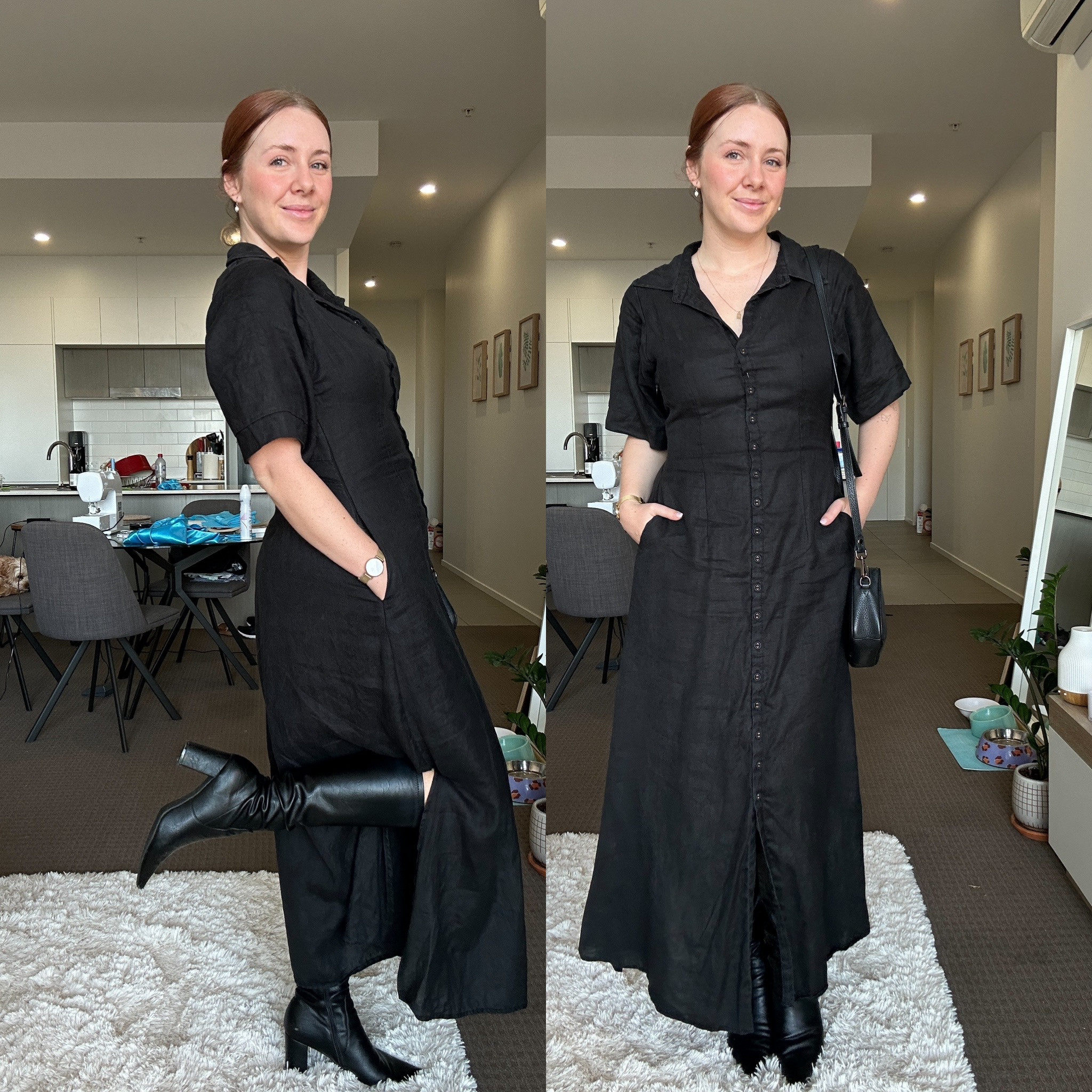 A black linen dress is a staple in my work and casual wardrobe rotation 

#LTKaustralia #LTKworkwear