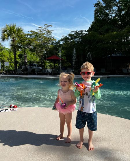Pool day fun with our favorite kids swim & pool toys from Target!
Pool toys, swimsuits for kiddos, pool toys, summer days, summer gear, outdoor toys 

#LTKkids #LTKSeasonal #LTKfamily
