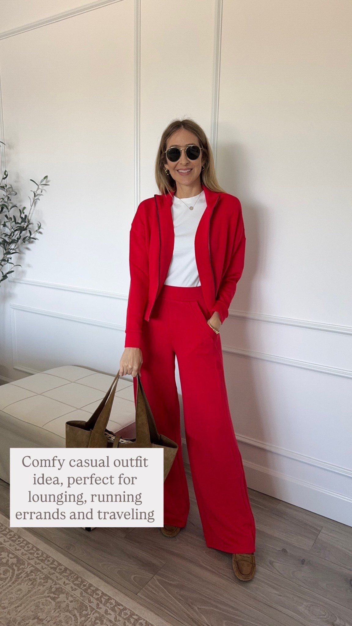 Casual outfit idea perfect for this season! It’s so comfortable and stretchy, perfect for lounging, traveling, running errands, and using it as a base for layering. Everything runs true to size, I’m wearing size small on top and small tall on pants.
Use code ALINEXSPANX for 15% off first time purchase 
Cozy set 
Cozy travel outfit 
Airport outfit 
Travel outfit 

#LTKTravel #LTKU #LTKootd