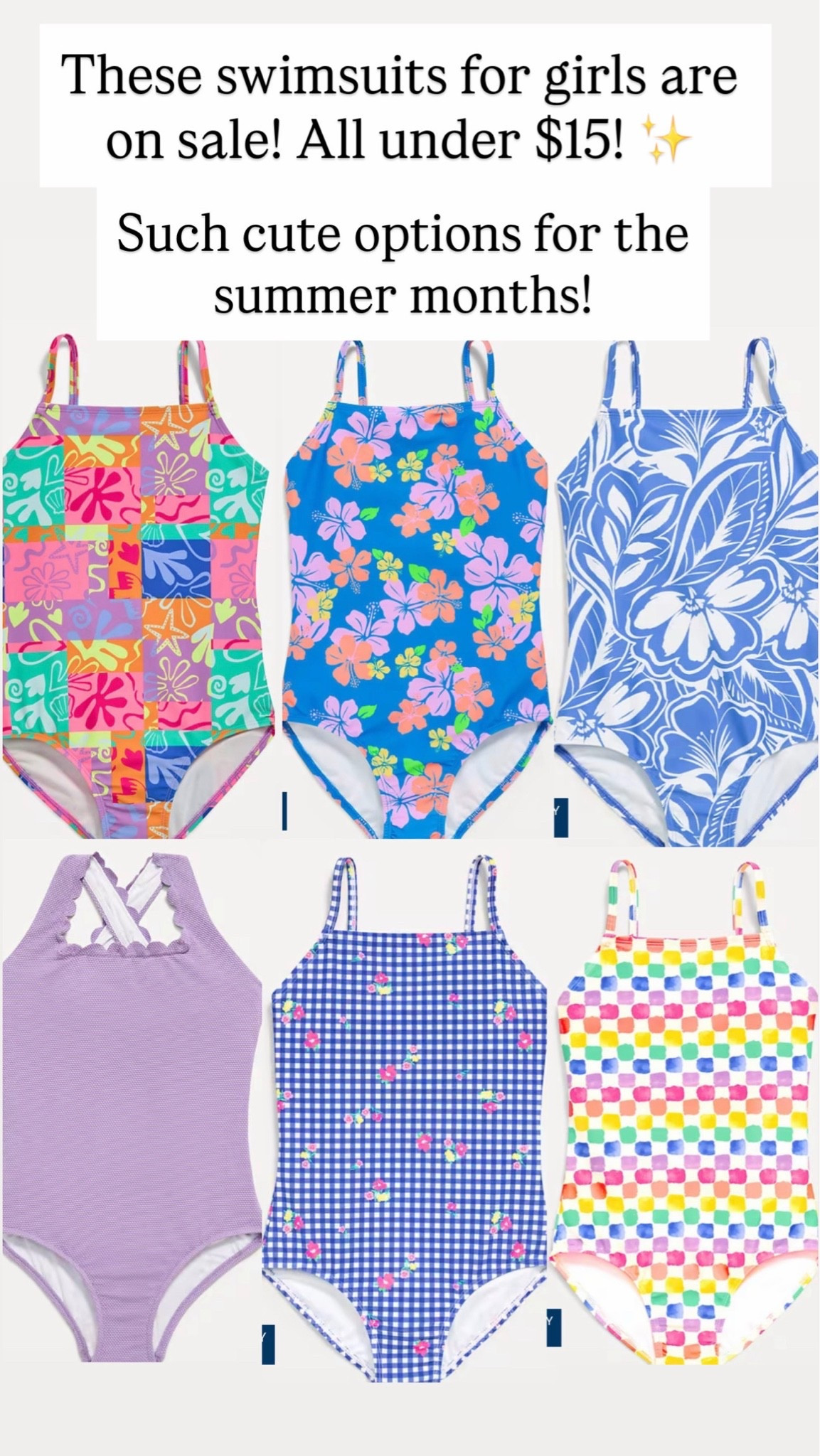 Cutest one piece swimsuits for girls are all on sale. Old Navy swimsuit sale!

#LTKKids #LTKSwim #LTKSaleAlert