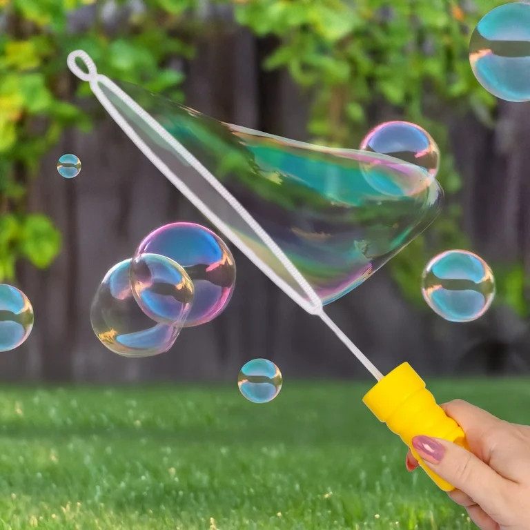 Play Day Bubble Wand 5oz, 6 Pack Multicolor for Children Ages 3+ | Walmart (US)