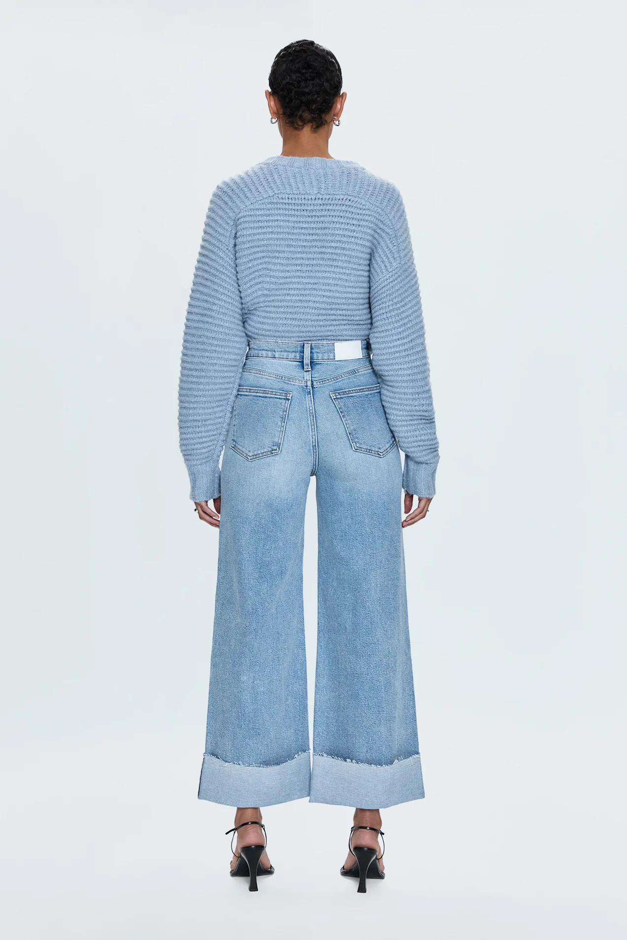 Lana High Rise Ultra Wide Leg Jean - Snowcat | Pistola Denim